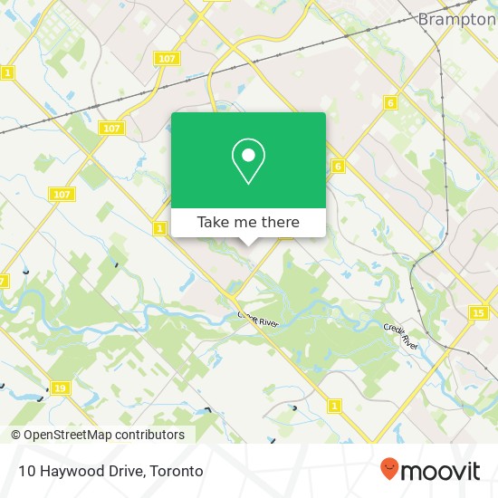10 Haywood Drive map