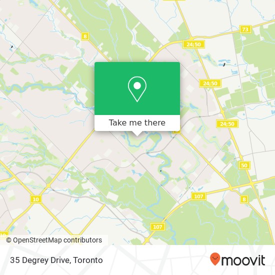 35 Degrey Drive map