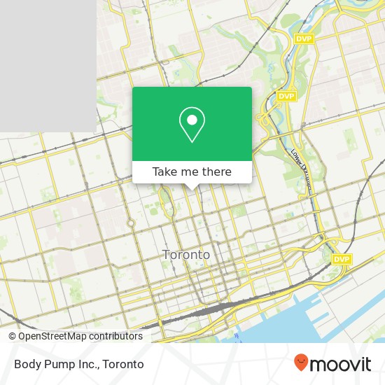 Body Pump Inc. map