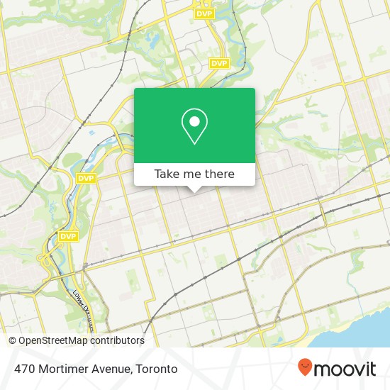 470 Mortimer Avenue map