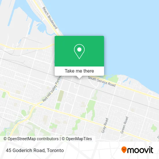 45 Goderich Road map