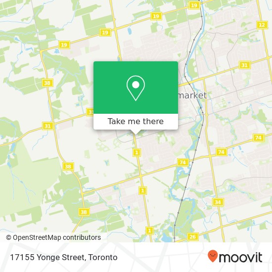 17155 Yonge Street map