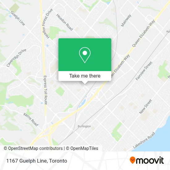 1167 Guelph Line map