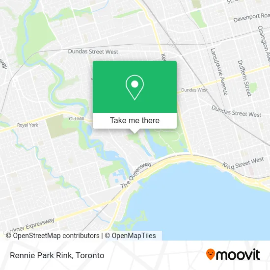 Rennie Park Rink map