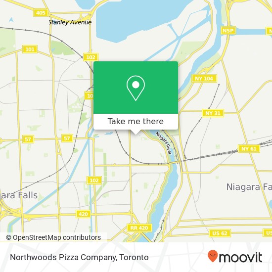 Northwoods Pizza Company map