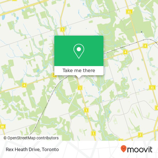 Rex Heath Drive map