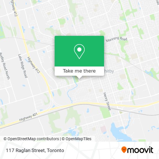 117 Raglan Street map