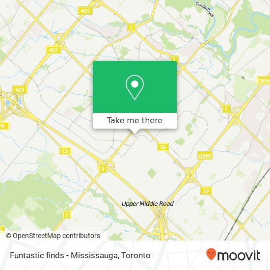 Funtastic finds - Mississauga map