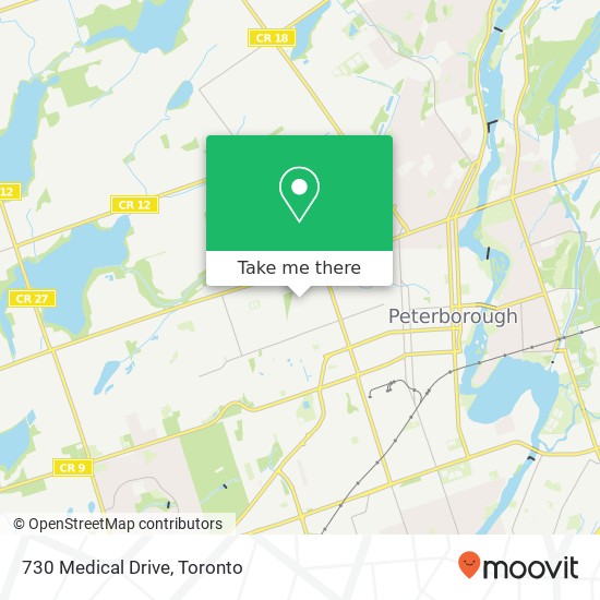 730 Medical Drive map
