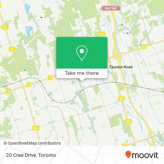 20 Cree Drive map