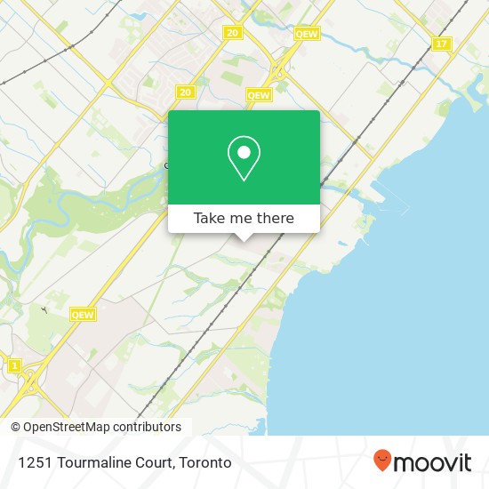 1251 Tourmaline Court map
