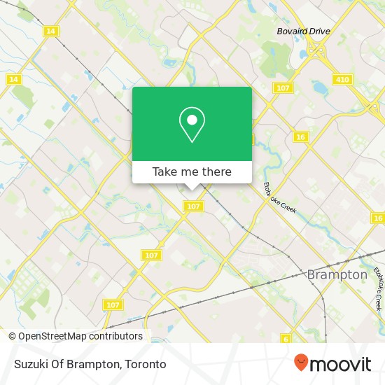 Suzuki Of Brampton map