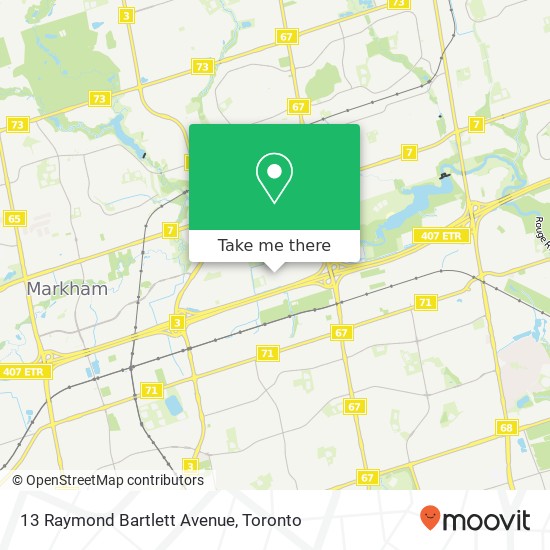 13 Raymond Bartlett Avenue map