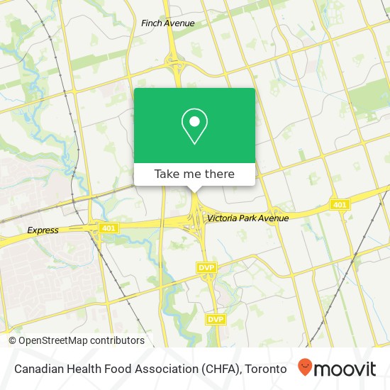 Canadian Health Food Association (CHFA) map