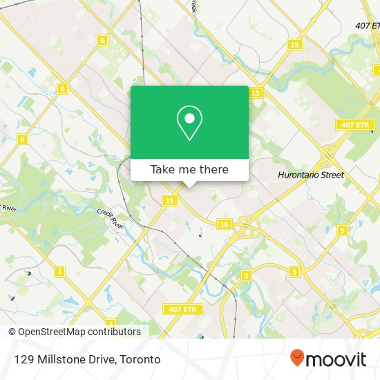 129 Millstone Drive map