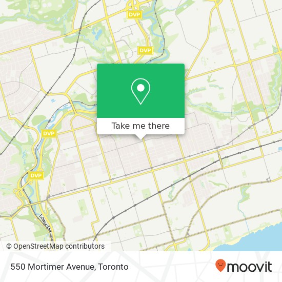 550 Mortimer Avenue map