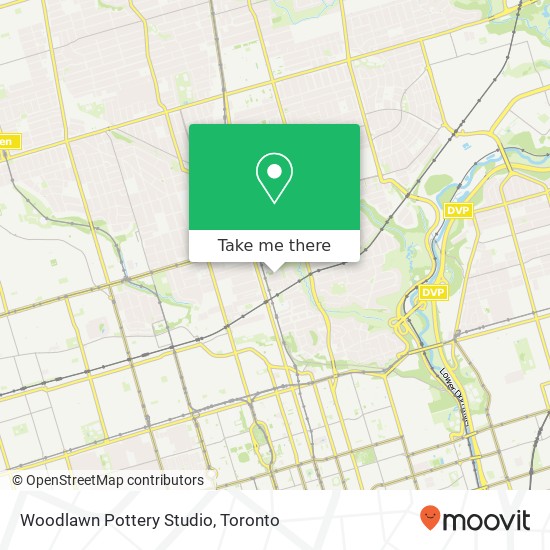 Woodlawn Pottery Studio map