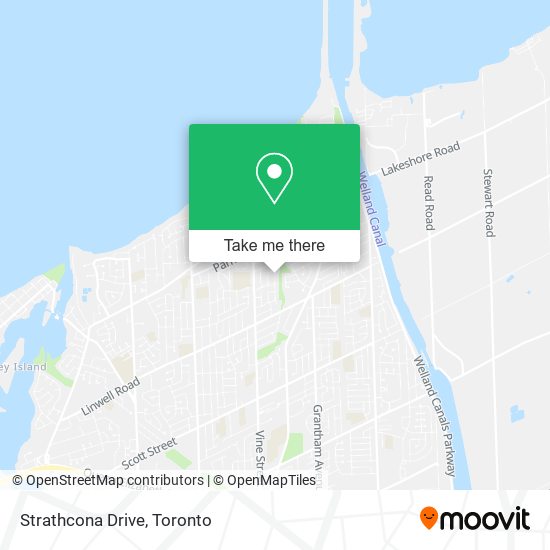 Strathcona Drive map