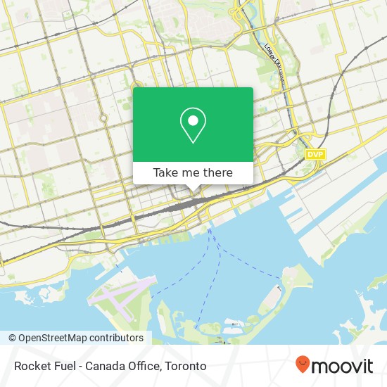 Rocket Fuel - Canada Office map