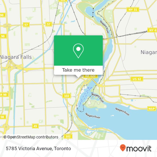 5785 Victoria Avenue map