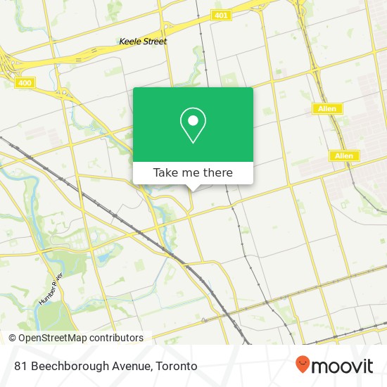 81 Beechborough Avenue map