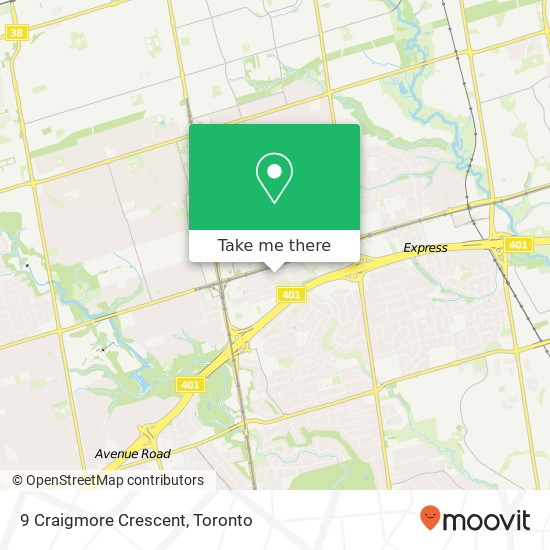 9 Craigmore Crescent map