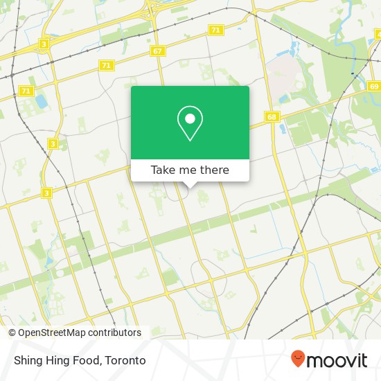 Shing Hing Food map