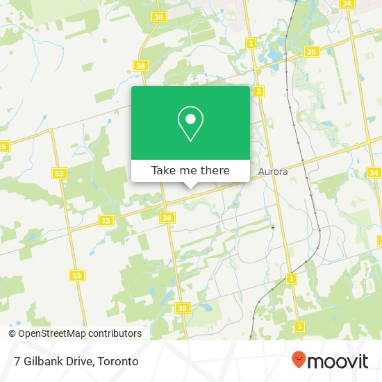 7 Gilbank Drive map