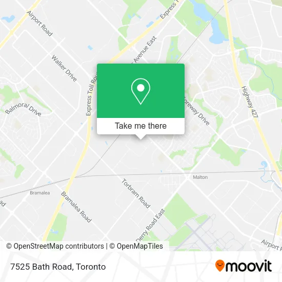 7525 Bath Road map