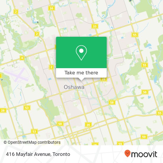 416 Mayfair Avenue map