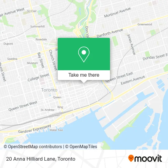 20 Anna Hilliard Lane map