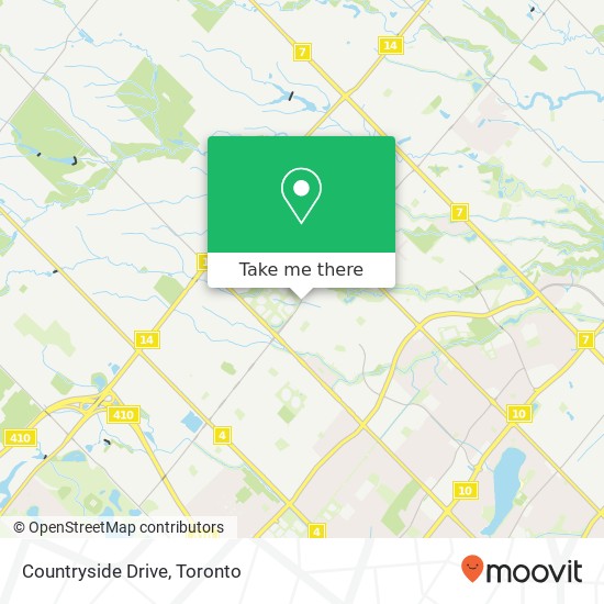 Countryside Drive map