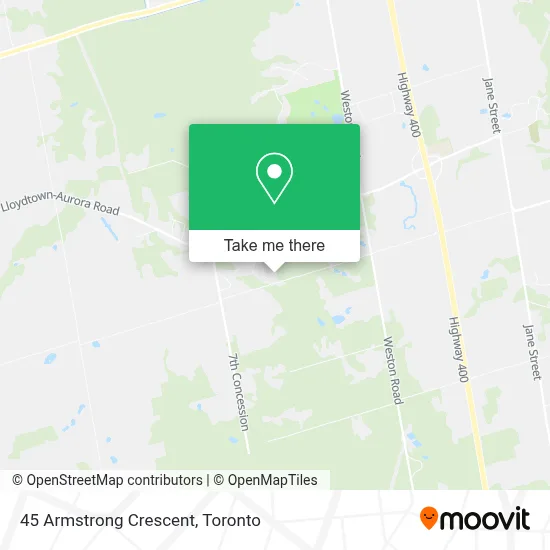 45 Armstrong Crescent map