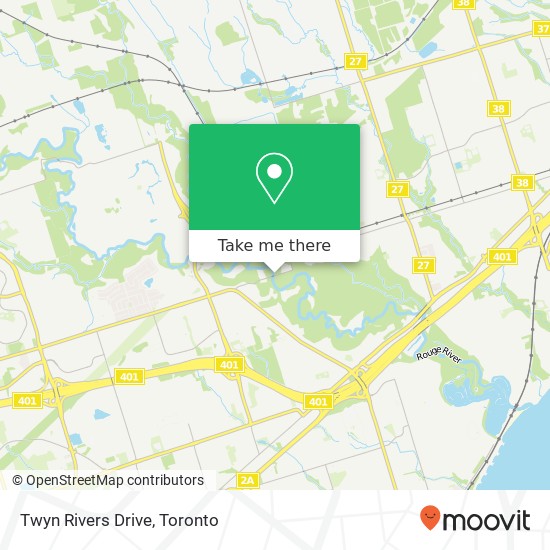 Twyn Rivers Drive map