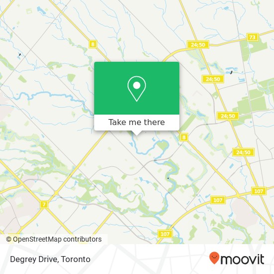 Degrey Drive map