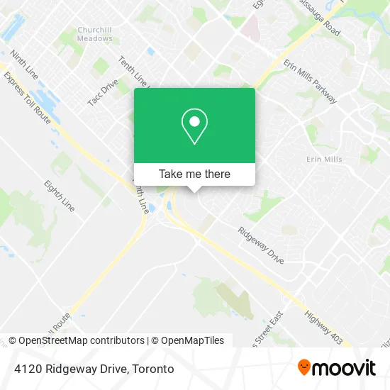 4120 Ridgeway Drive map