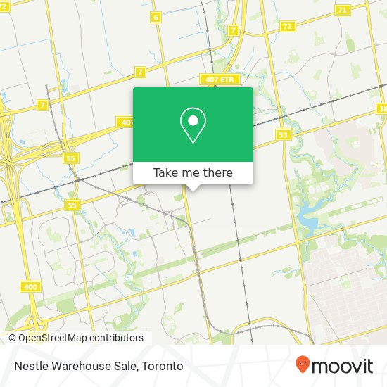 Nestle Warehouse Sale map