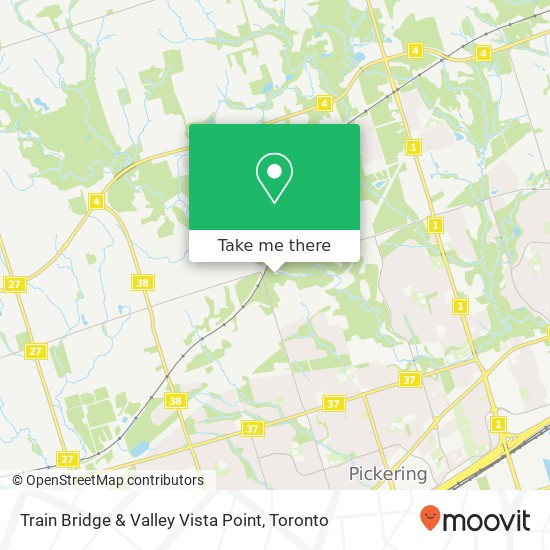 Train Bridge & Valley Vista Point map