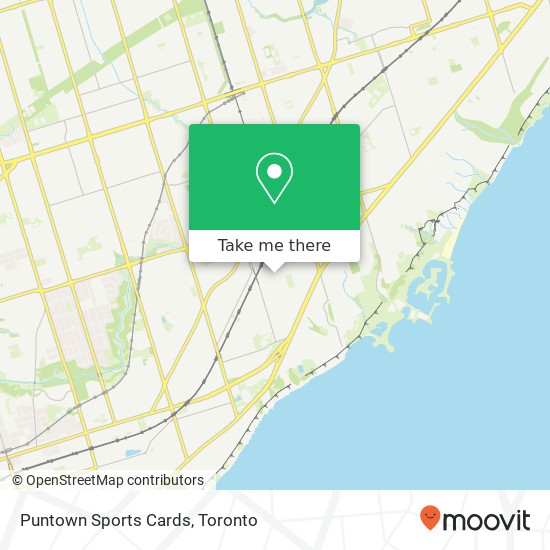 Puntown Sports Cards map
