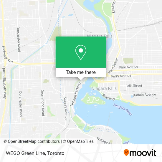 WEGO Green Line map