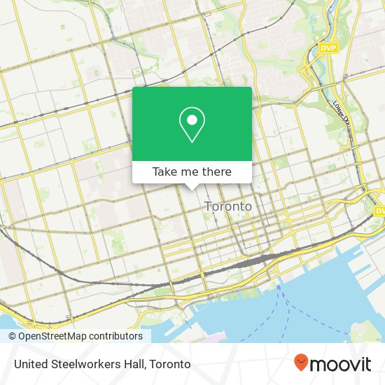 United Steelworkers Hall map