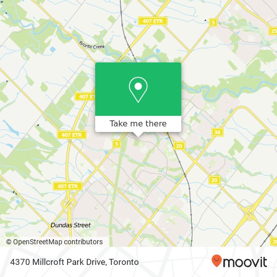 4370 Millcroft Park Drive map