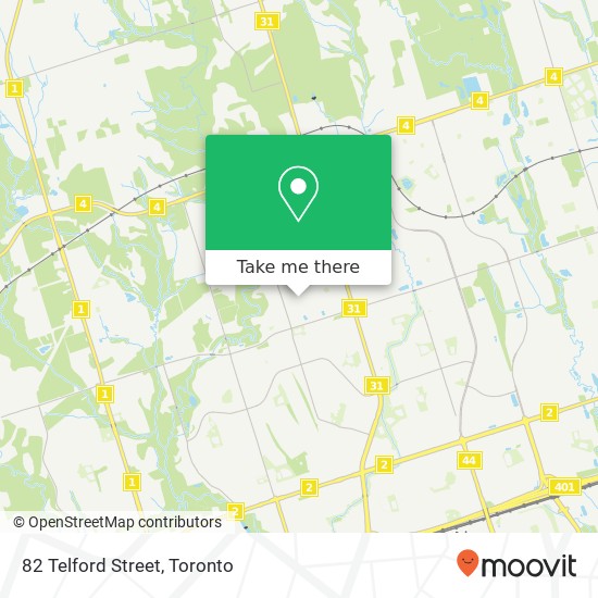 82 Telford Street map