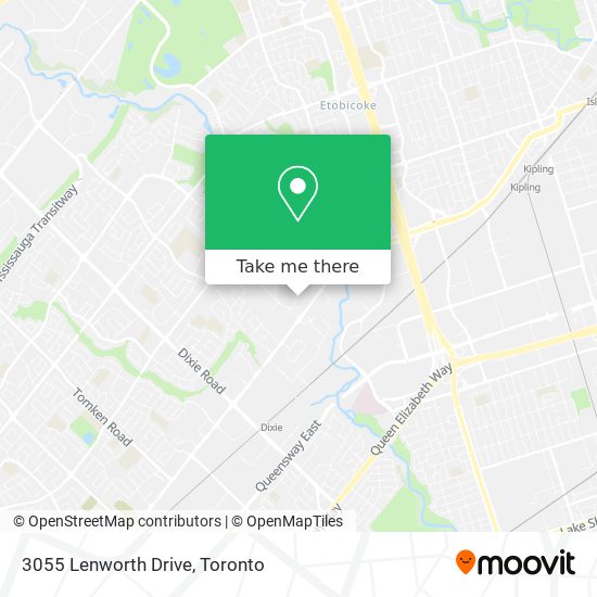 3055 Lenworth Drive map