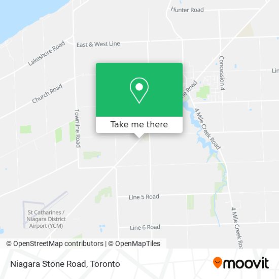 Niagara Stone Road map