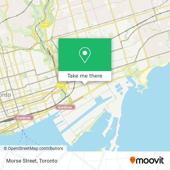 Morse Street map