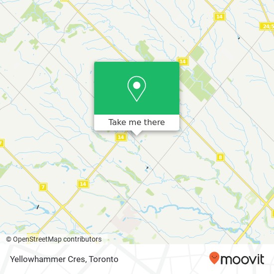 Yellowhammer Cres map