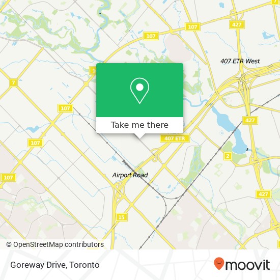 Goreway Drive map