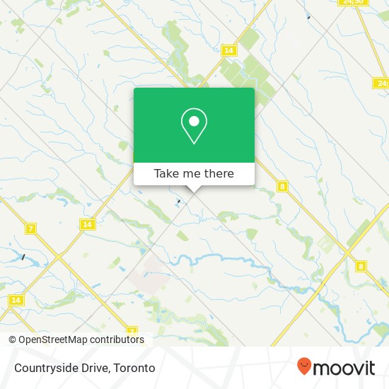 Countryside Drive map