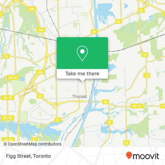 Figg Street, 40 Front St S Thorold, ON L2V 1W9 map